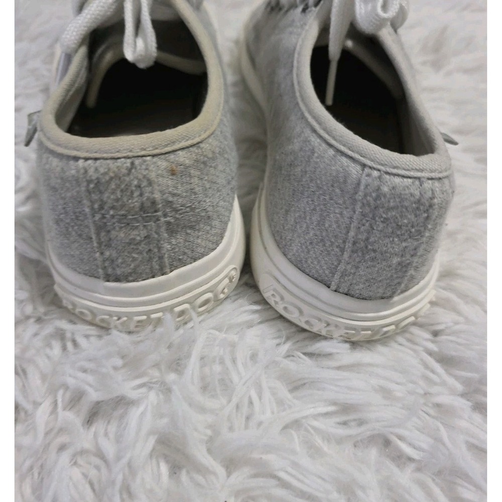 Rocket Dog Women's Gray Canvas Casual Workwear Lace Up Sneakers‎ Size 7.5 - Picture 5 of 8